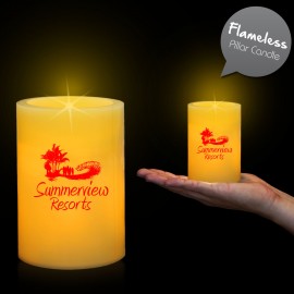 Customized 4 1/4" Pillar LED Candles  Customized 4 1/4" Pillar LED Candles