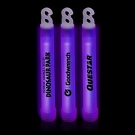 Customized 6" Premium Purple Glow Stick