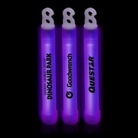 Personalized 6" Premium Purple Glow Stick  Personalized 6" Premium Purple Glow Stick