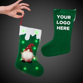 Christmas Light Up Stocking(imprintable) with Logo