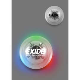 Multi color LED Clear Blinking Balls with Logo  Multi color LED Clear Blinking Balls with Logo