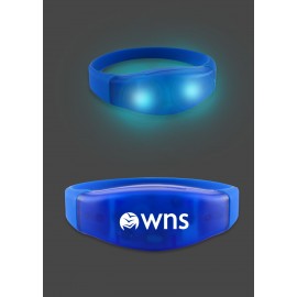 Blue Power Up On/Off Bracelet with Logo