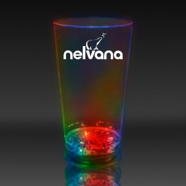 Personalized 16 Oz. Pad Printed Multi-Color Light-Up Pint Glass  Personalized 16 Oz. Pad Printed Multi-Color Light-Up Pint Glass