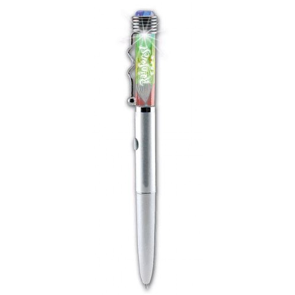 Spiral Multicolor LED Lighted Logo Pen with Logo Spiral Multicolor LED Lighted Logo Pen with Logo