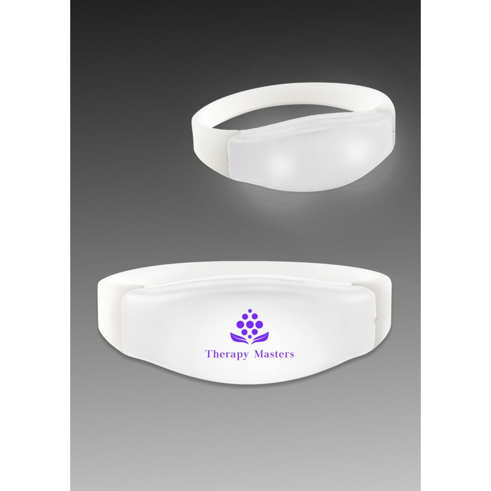 Personalized Sound & Motion Activated LED Flashing Lighted Bracelet Personalized Sound & Motion Activated LED Flashing Lighted Bracelet