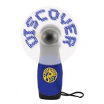 Promotional Blue LED Deluxe Lighted Message Fan