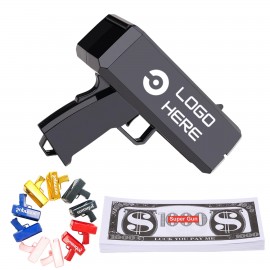 Money Shooter Gun With Fake Cash with Logo