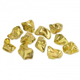 Plastic Gold Nuggets with Logo