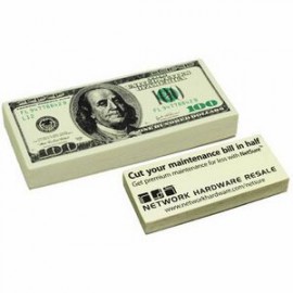 Hundred Dollar Bill Stress Reliever with Logo  Hundred Dollar Bill Stress Reliever with Logo