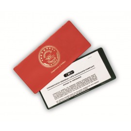 Logo Branded Lottery Ticket/Insurance Card Holder  Logo Branded Lottery Ticket/Insurance Card Holder