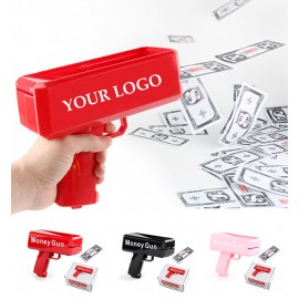 Plastic Money Gun with Logo