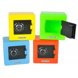 Plastic Combination Safe Bank with Logo