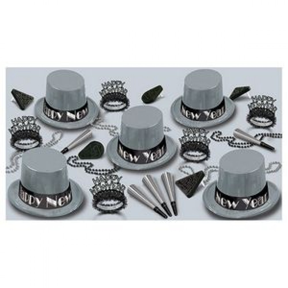 Custom Imprinted Simply Silver New Year Assortment for 10 Custom Imprinted Simply Silver New Year Assortment for 10