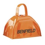 3" Colored Metal Cowbells Custom Printed