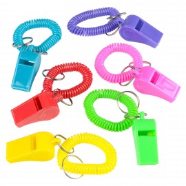 Customizes Bracelet Whistle Keychain