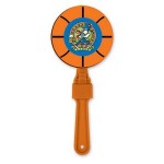 Basketball Clapper w/ Custom Printed Round Decal Custom Imprinted