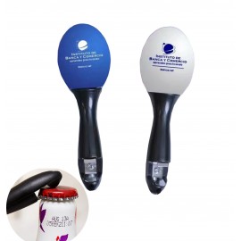 Maracas Shape Bottle Opener with Logo  Maracas Shape Bottle Opener with Logo