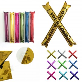 Alumimum Foil Cheer Sticks with Logo