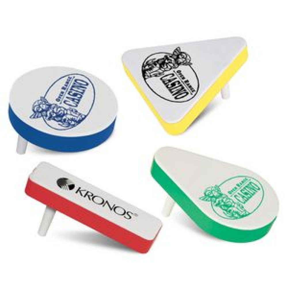 Racket Raise 'N Noisemaker w/A Custom Direct Pad Print Logo Branded Racket Raise 'N Noisemaker w/A Custom Direct Pad Print Logo Branded