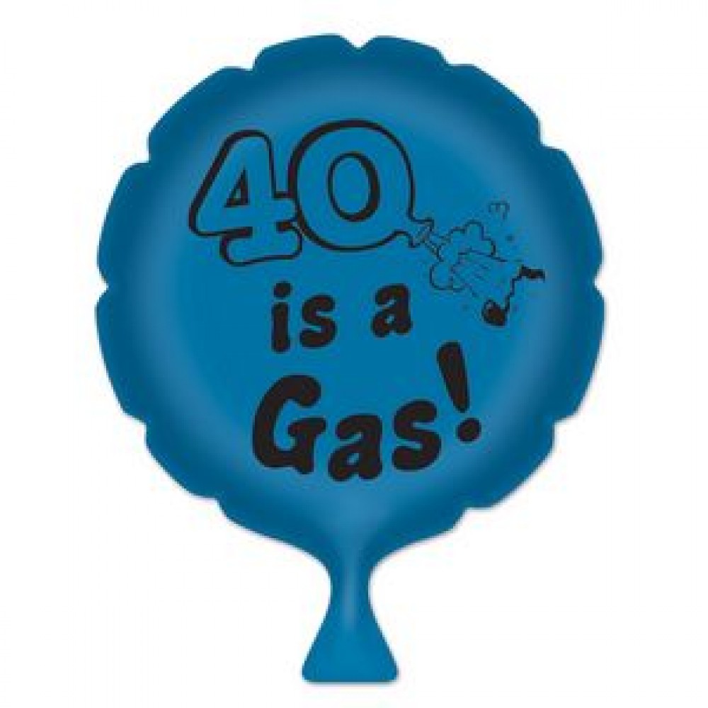 Logo Branded "40" Is A Gas! Whoopee Cushion Logo Branded "40" Is A Gas! Whoopee Cushion
