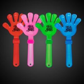 Custom Printed Light Up Hand Clappers - Assorted Colors