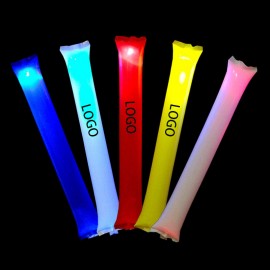 LED Light Up Inflatable Thunder Stick (pair) with Logo
