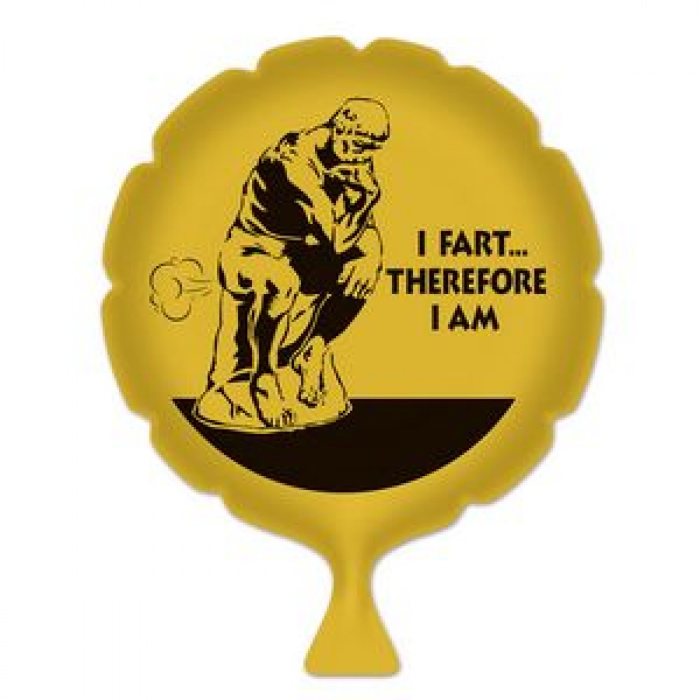 Logo Branded I Fart...Therefore I Am Whoopee Cushion Logo Branded I Fart...Therefore I Am Whoopee Cushion