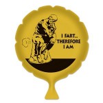 Logo Branded I Fart...Therefore I Am Whoopee Cushion
