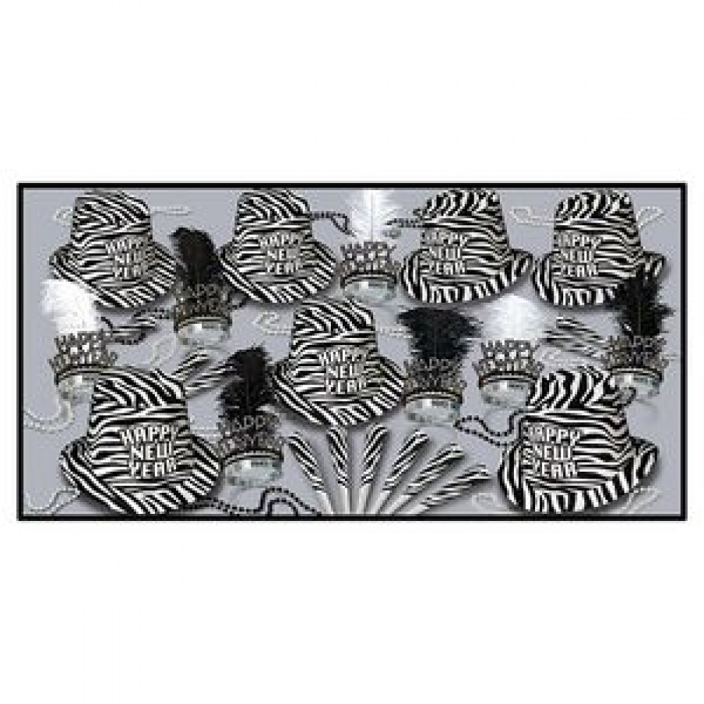 Zebra New Year Assortment For 50 Custom Printed Zebra New Year Assortment For 50 Custom Printed