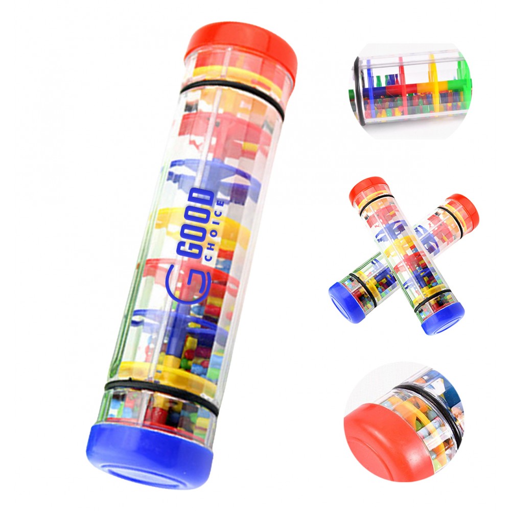 Personalized 7 7/8" Plastic Raining Shaker Rain Hourglass Instrument Toy Personalized 7 7/8" Plastic Raining Shaker Rain Hourglass Instrument Toy