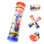 Personalized 7 7/8" Plastic Raining Shaker Rain Hourglass Instrument Toy