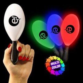Custom 7 1/2" Light Up LED Maraca