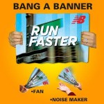 Offset Printed Bang A Banner (11"x18") with Logo