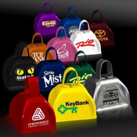Custom Printed 3" Metal Cowbells (Wide Variety of Colors)
