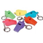 Whistle Key Chain with Logo