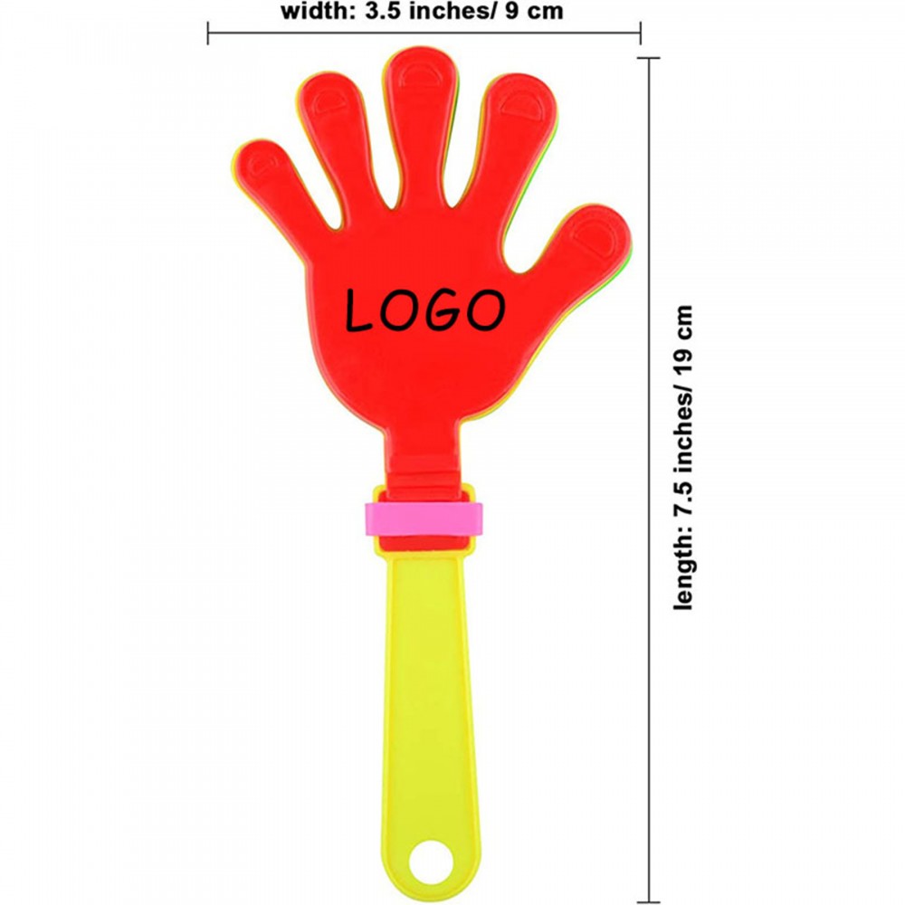 Hand Clapper Noise Maker with Logo