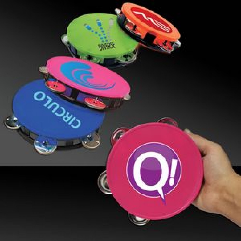Plastic Neon Tambourine Custom Printed Plastic Neon Tambourine Custom Printed