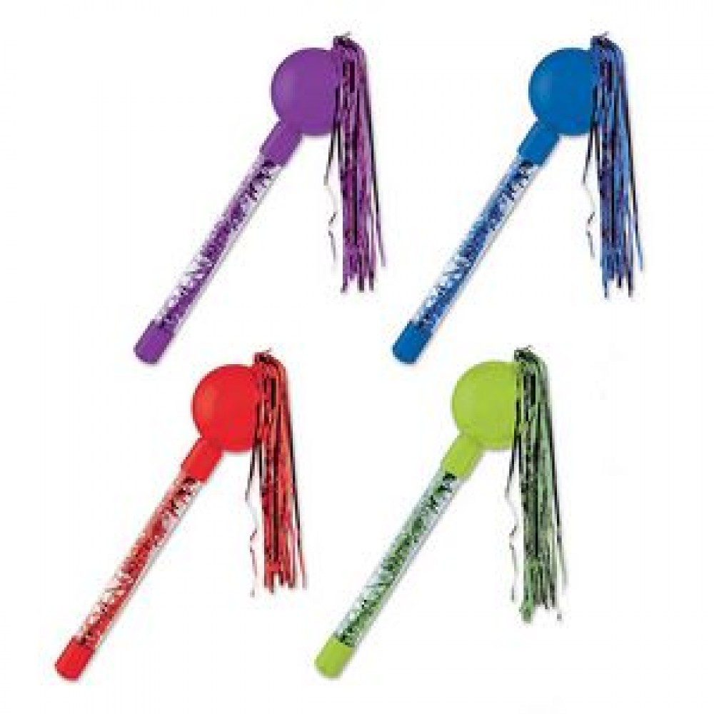 Custom Printed Metallic Tasseled Maracas Custom Printed Metallic Tasseled Maracas
