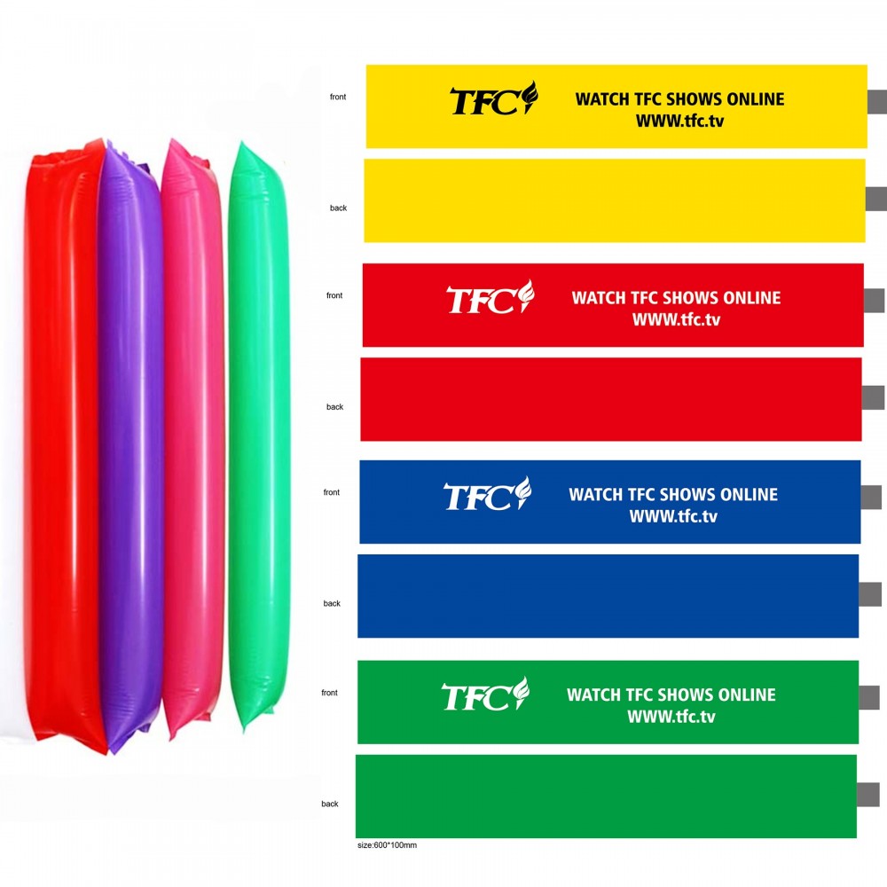 Bam Bam Thunder Stick Custom Imprinted Bam Bam Thunder Stick Custom Imprinted