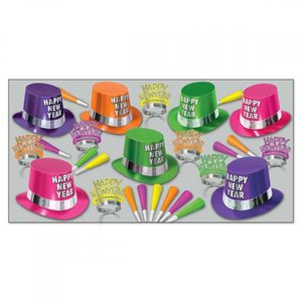 Custom Imprinted The Fluorescent New Year Assortment For 50 Custom Imprinted The Fluorescent New Year Assortment For 50