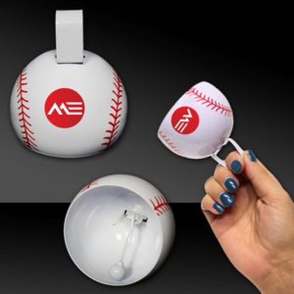 Custom Imprinted Baseball Cowbell Custom Imprinted Baseball Cowbell