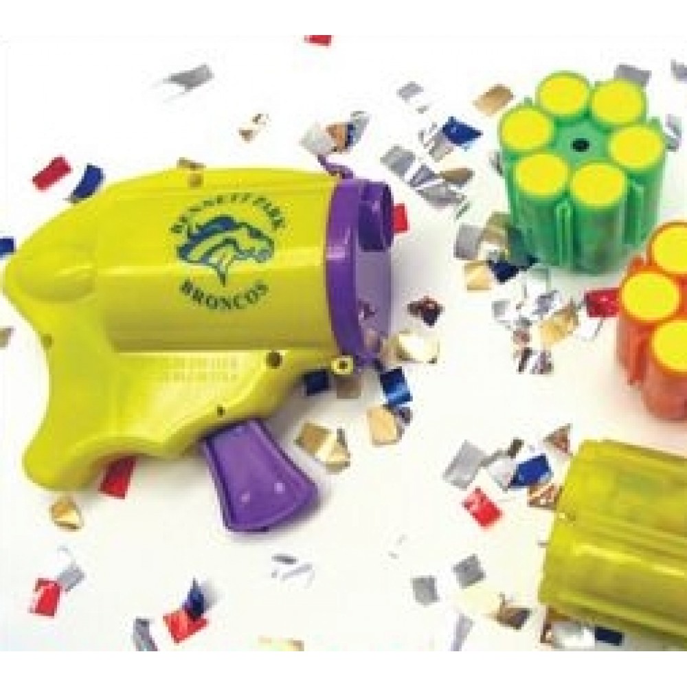 Confetti Shooter w/1 Refill Logo Branded Confetti Shooter w/1 Refill Logo Branded