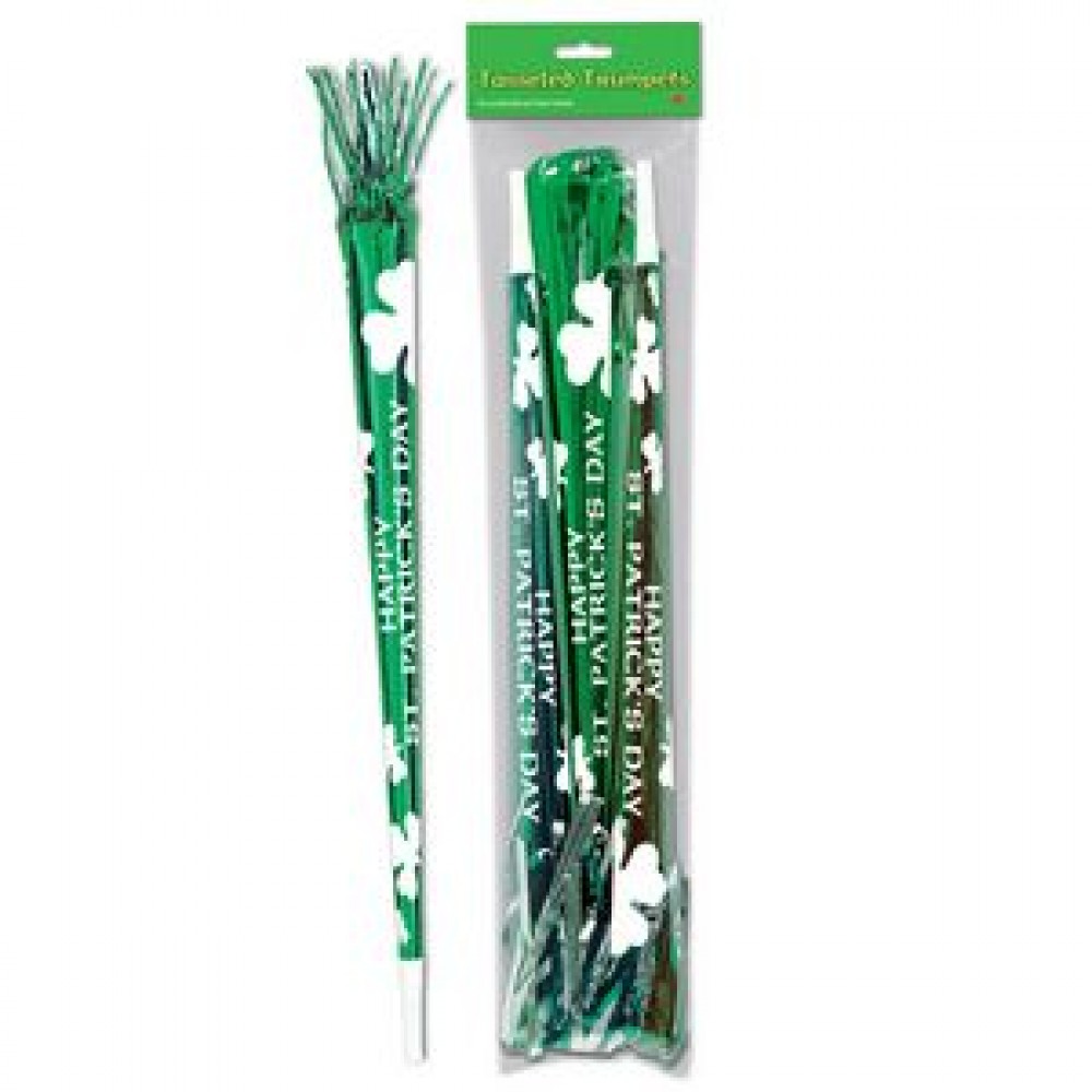 Pkgd St. Patrick Tasseled Trumpets Logo Branded Pkgd St. Patrick Tasseled Trumpets Logo Branded