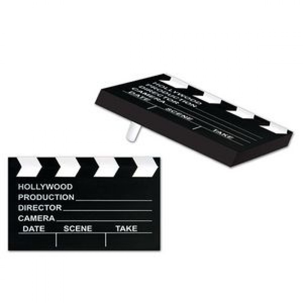 Custom Imprinted Clapboard Racket Raise 'n Noisemakers Custom Imprinted Clapboard Racket Raise 'n Noisemakers