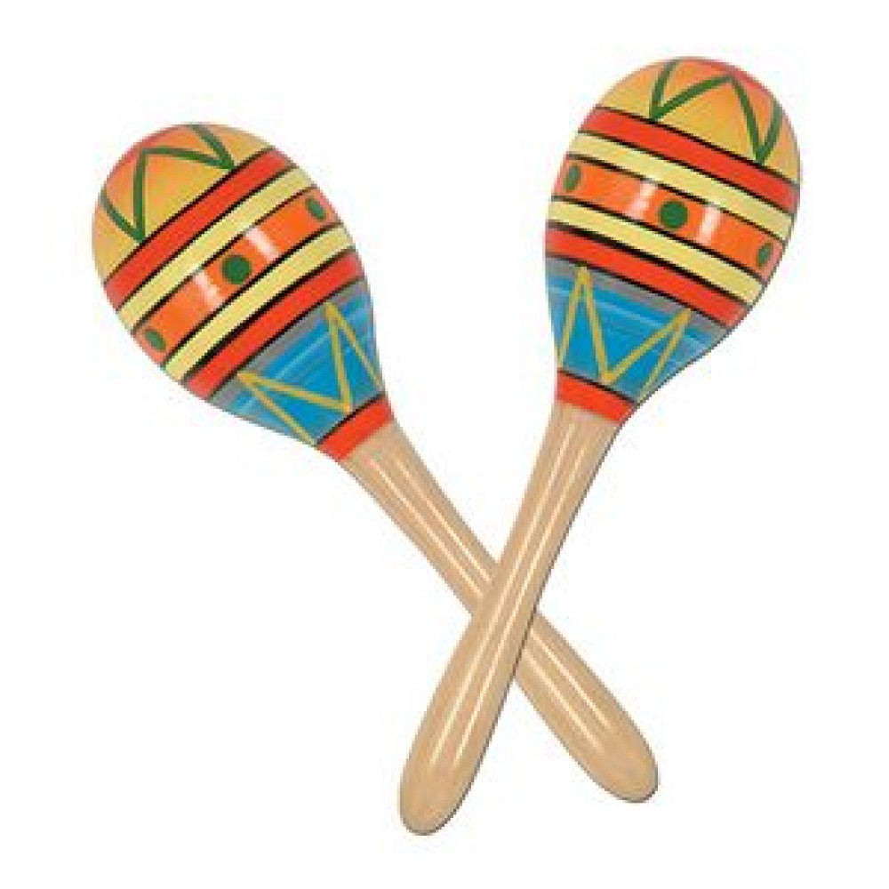 Custom Imprinted Fiesta Fun Party Maraca's Custom Imprinted Fiesta Fun Party Maraca's