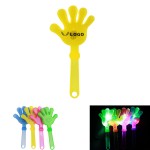 LED Light Plastic Hand Clappers Noisemaker Custom Printed