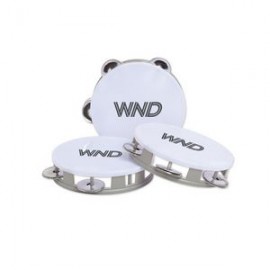 Logo Branded White Top Tambourines