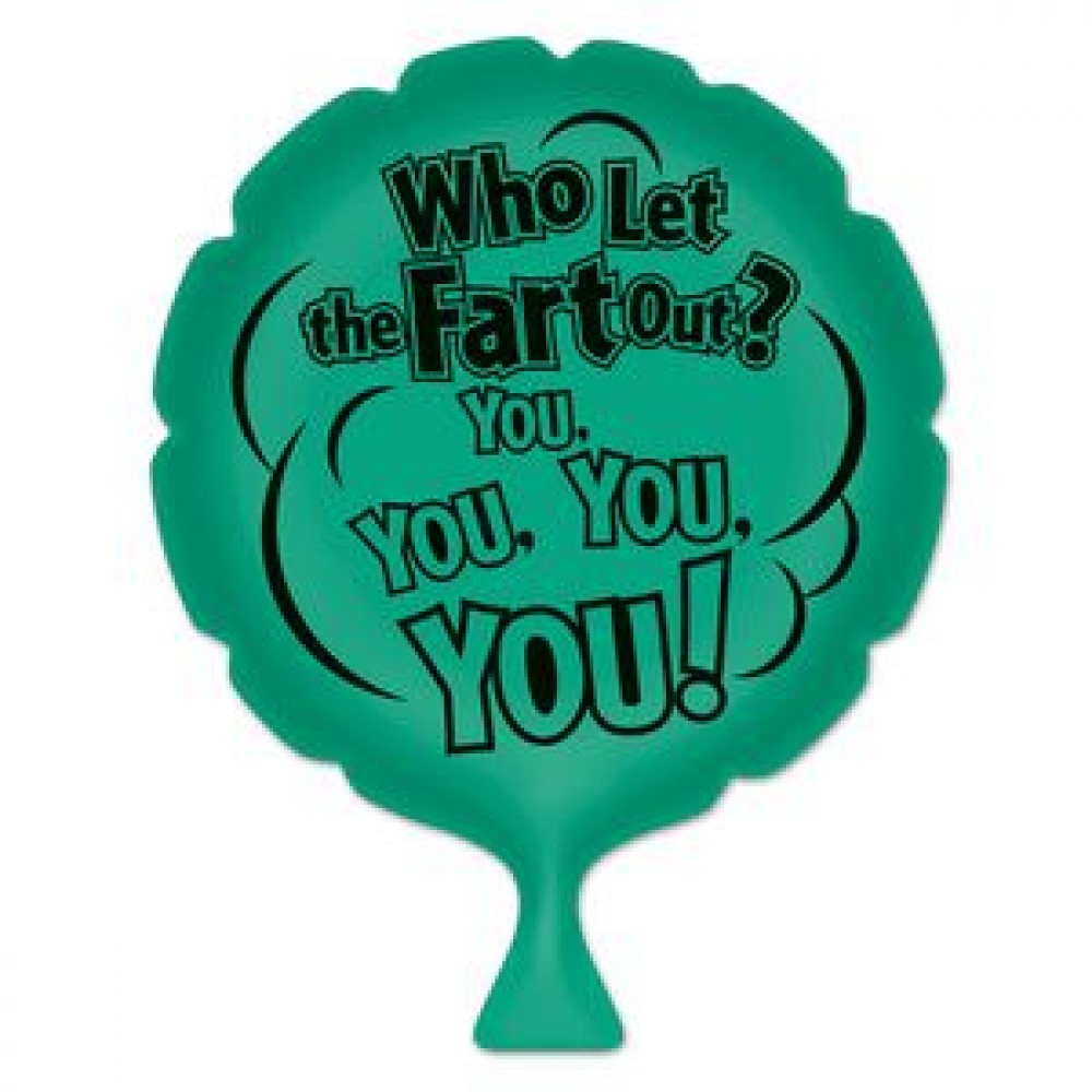 Logo Branded Who Let The Fart Out? Whoopee Cushion Logo Branded Who Let The Fart Out? Whoopee Cushion
