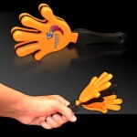 Personalized 7" Digi-Printed Orange & Black Hand Clapper