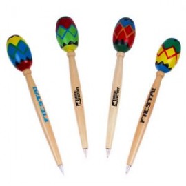 Maraca Pen with Logo